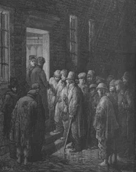 At the Door of a Refuge House